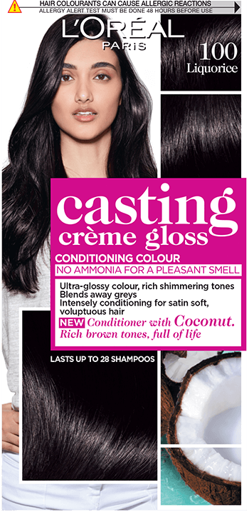 Casting Crème Gloss 100 Liquorice Black Semi Permanent Hair Dye